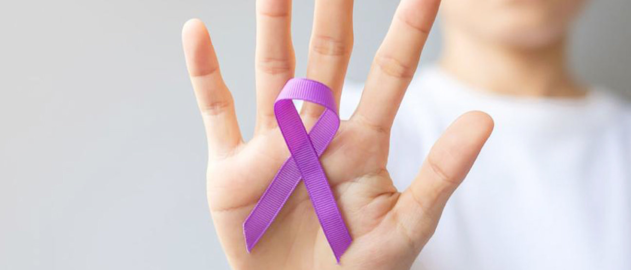 purple ribbon to support brain donation for research